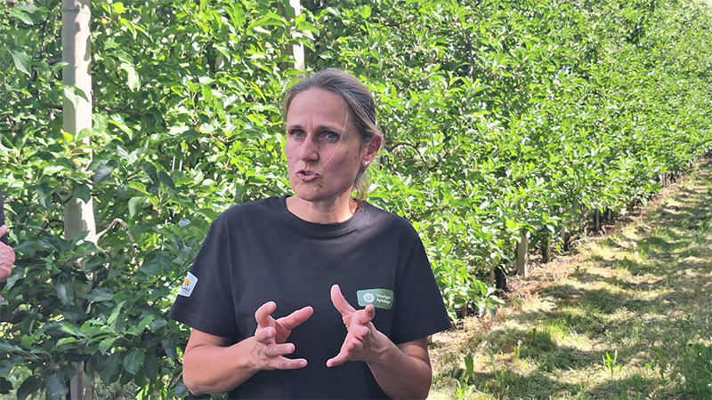 Anja Ladurner, frutticoltrice VIP